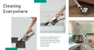 Comfyer Cyclone Cordless Vacuum Cleaner